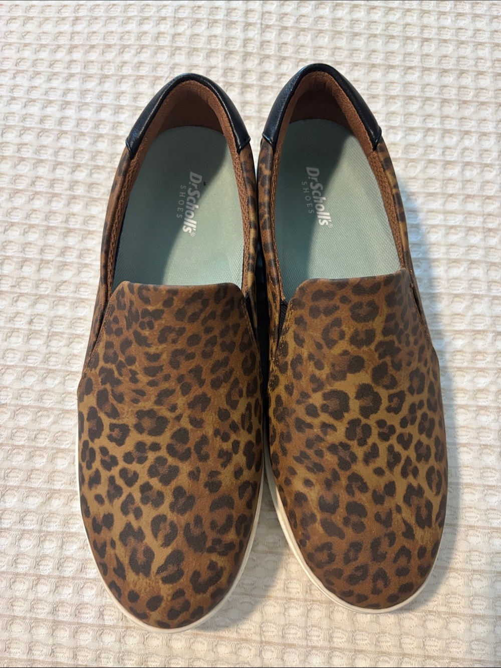 Dr. Scholl's Leopard Print Slip-On Loafers - Brown & Black